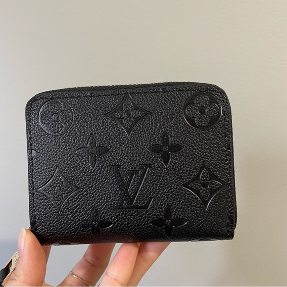LV ZIPPY COIN PURSE Black Monogram Empreinte Leather - Picture 7 of 7